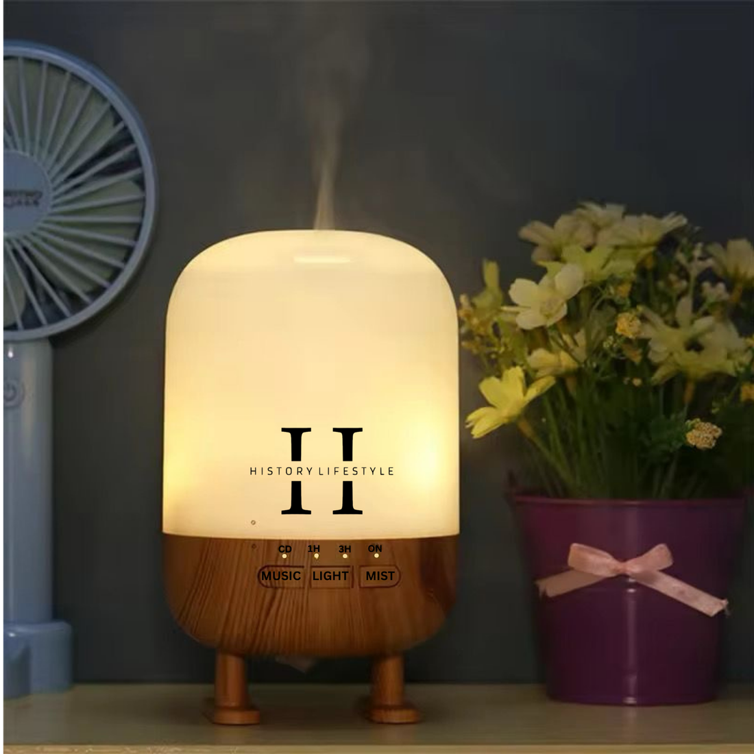 5 in 1 Minion Device with Free Aroma Oil Set Pack Of 6 (Bluetooth)