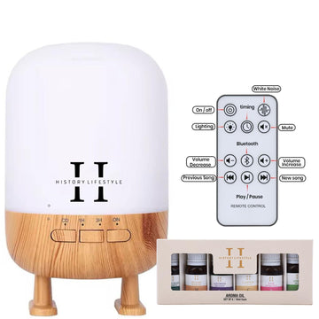 5 in 1 Minion Device with Free Aroma Oil Set Pack Of 6 (Bluetooth)