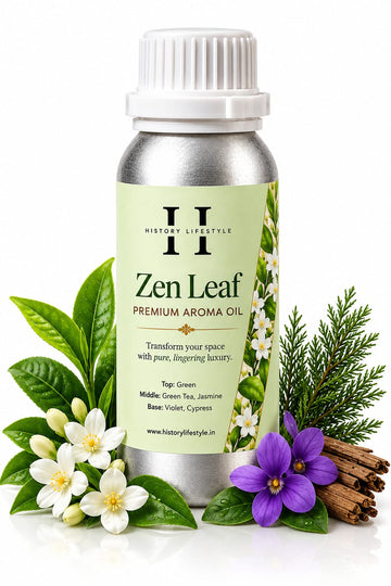 Zen Leaf Premium Aroma Oil | Green Tea & Jasmine Fragrance Oil for Diffusers