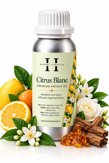 Citrus Blanc Premium Aroma Oil | Lemon, Mandarin & White Floral Fragrance Oil