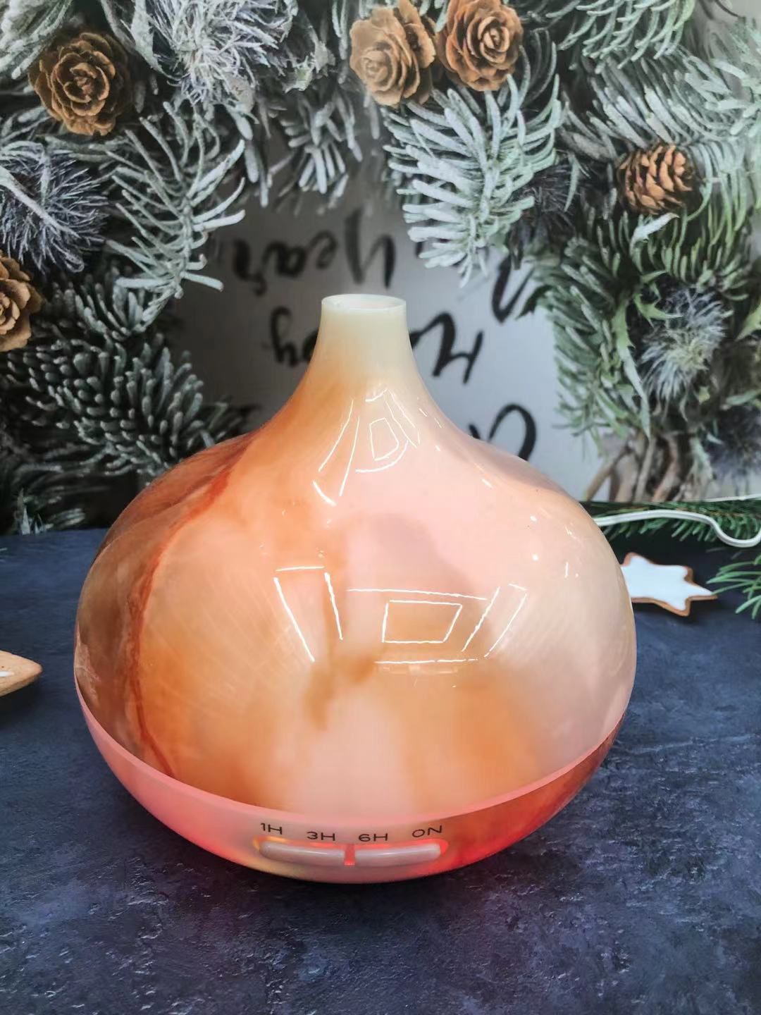 Aroma Diffuser | Design - Marble Texture | Free Fragrance Oil