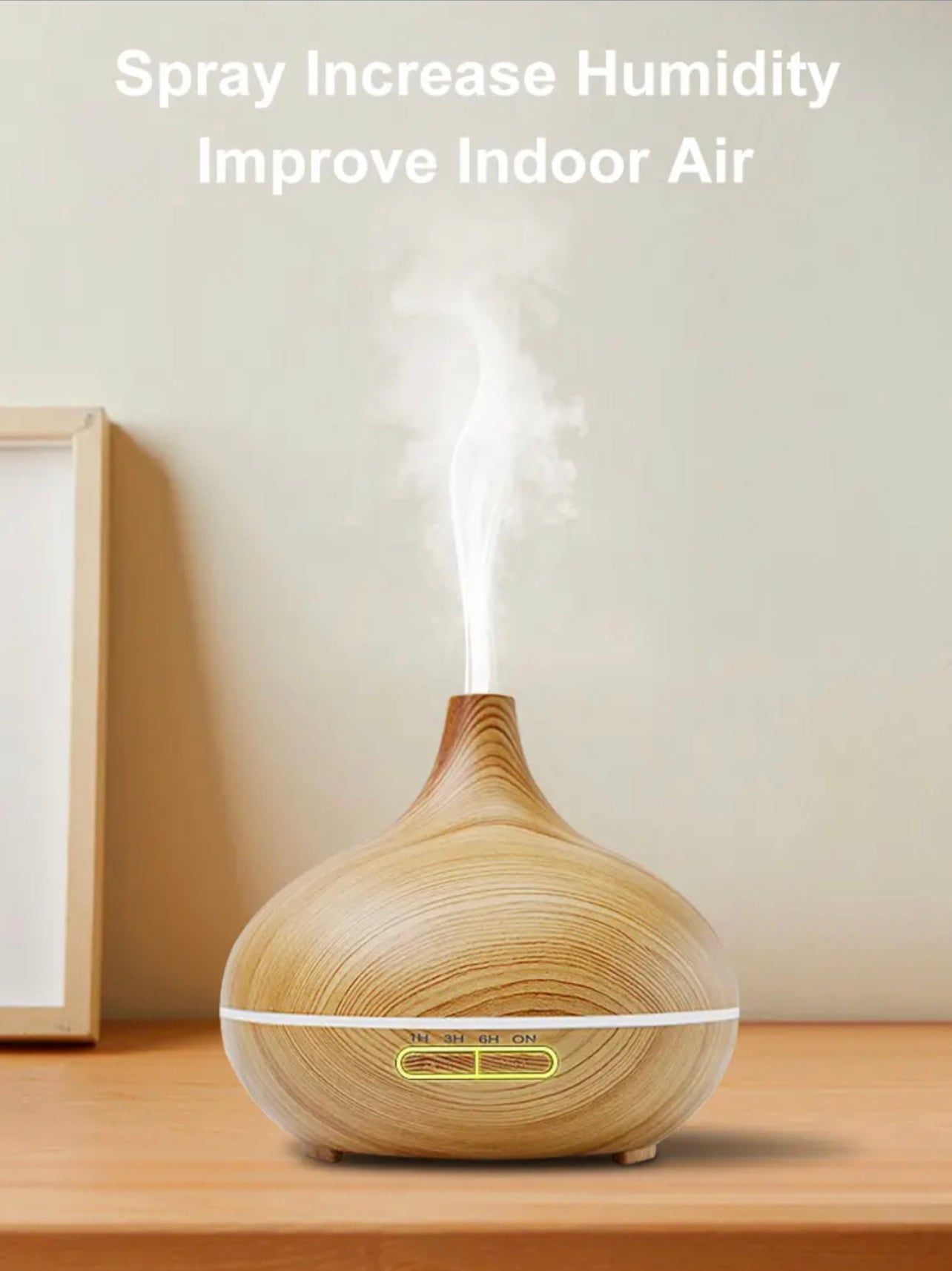 Aroma Diffuser | Outside Design - Mountain | Free 30ML Fragrance Oil